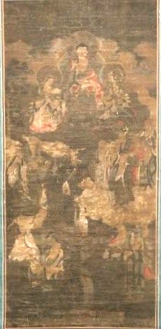 釈迦三尊十六羅漢像