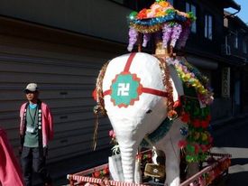 70歳を越える白象の「花子」